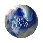 Ice Storm Ocean Blue - White